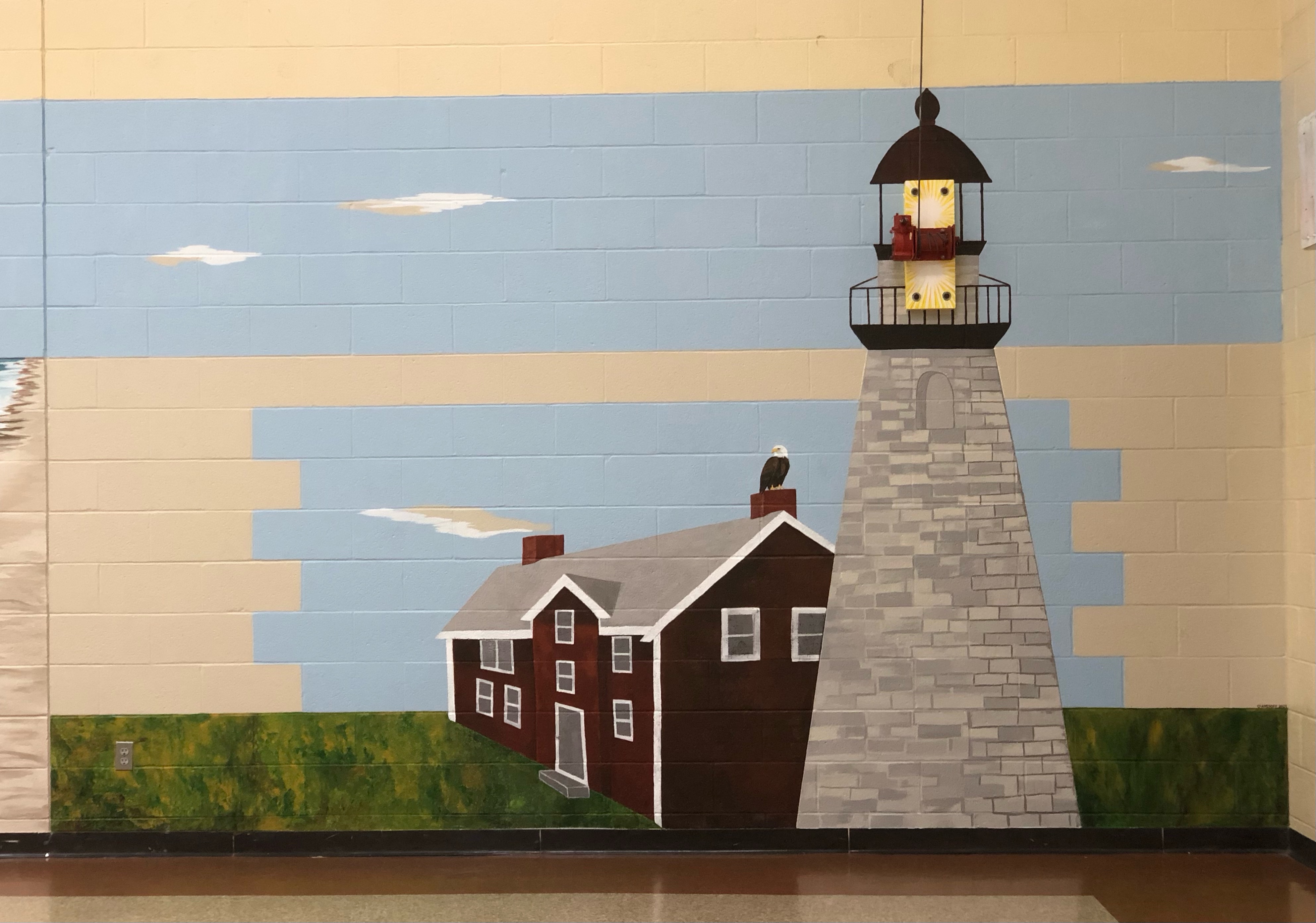 Juvenile Court is very excited to share the new murals in the Detention Center and Education Classroom. Judge DeLeone congratulates Marla Kassoff, Education Services Art Teacher, on her great work.