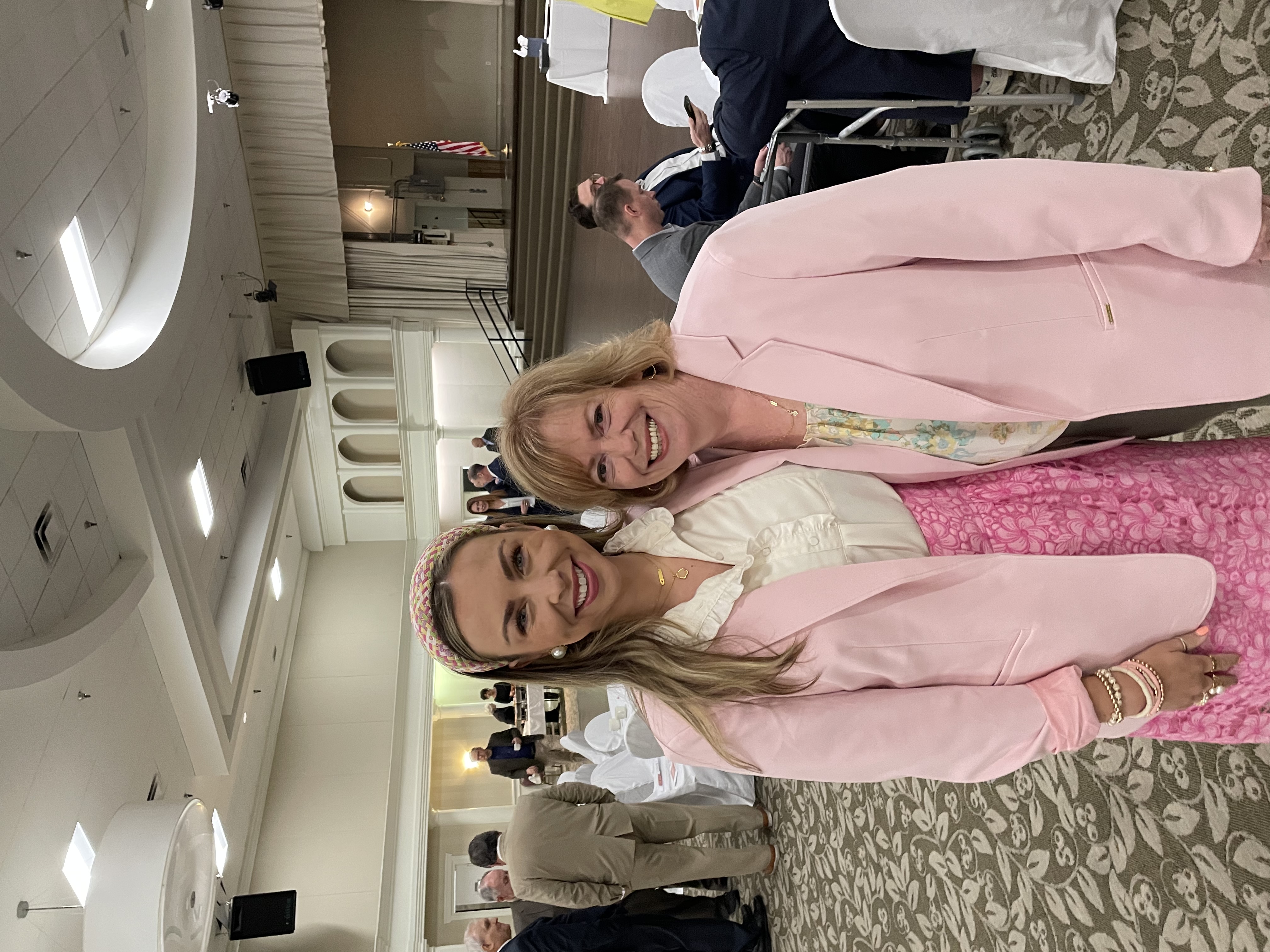 Juvenile Court Magistrates Jan Bell and Jessica Wright at the Lake County Bar Association Law Day Breakfast.