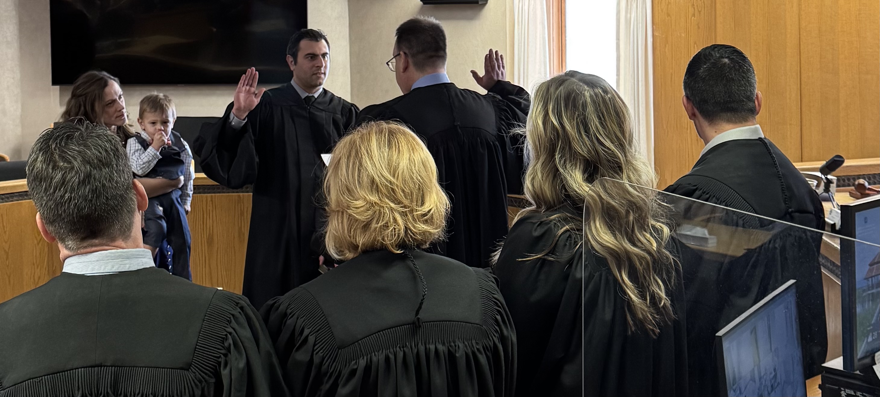 Matthew Hebebrand swearing in as Magistrate