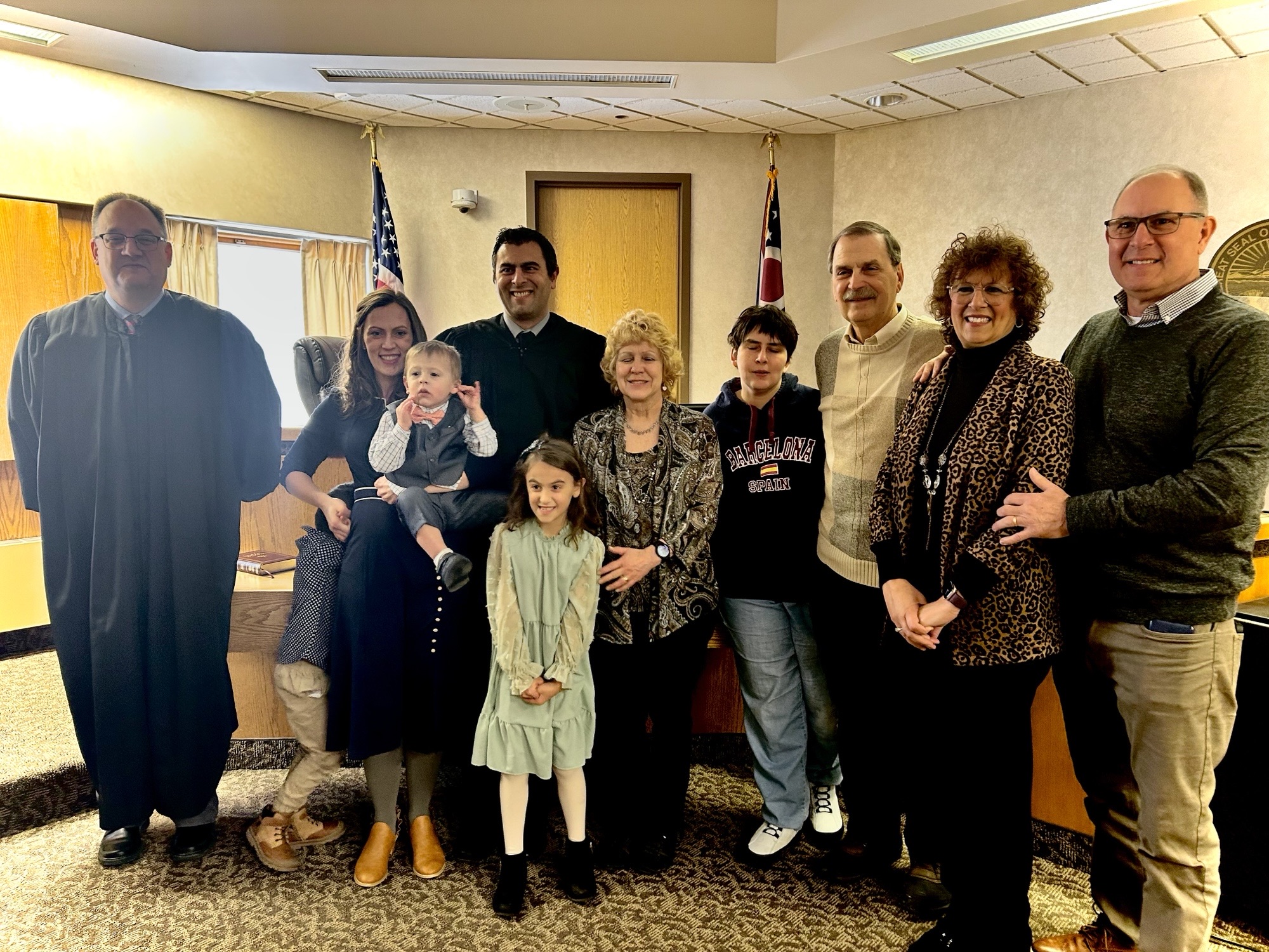 Matthew Hebebrand swearing in as Magistrate