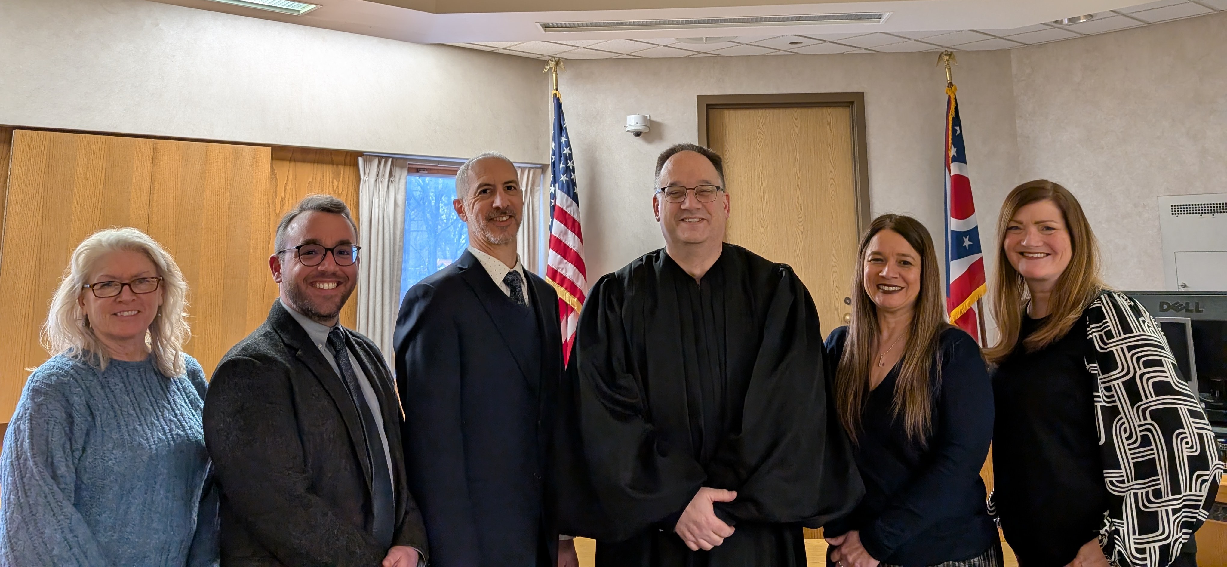 Judge DeLeone administers Oaths of Office for the Juvenile Court Intake Staff.