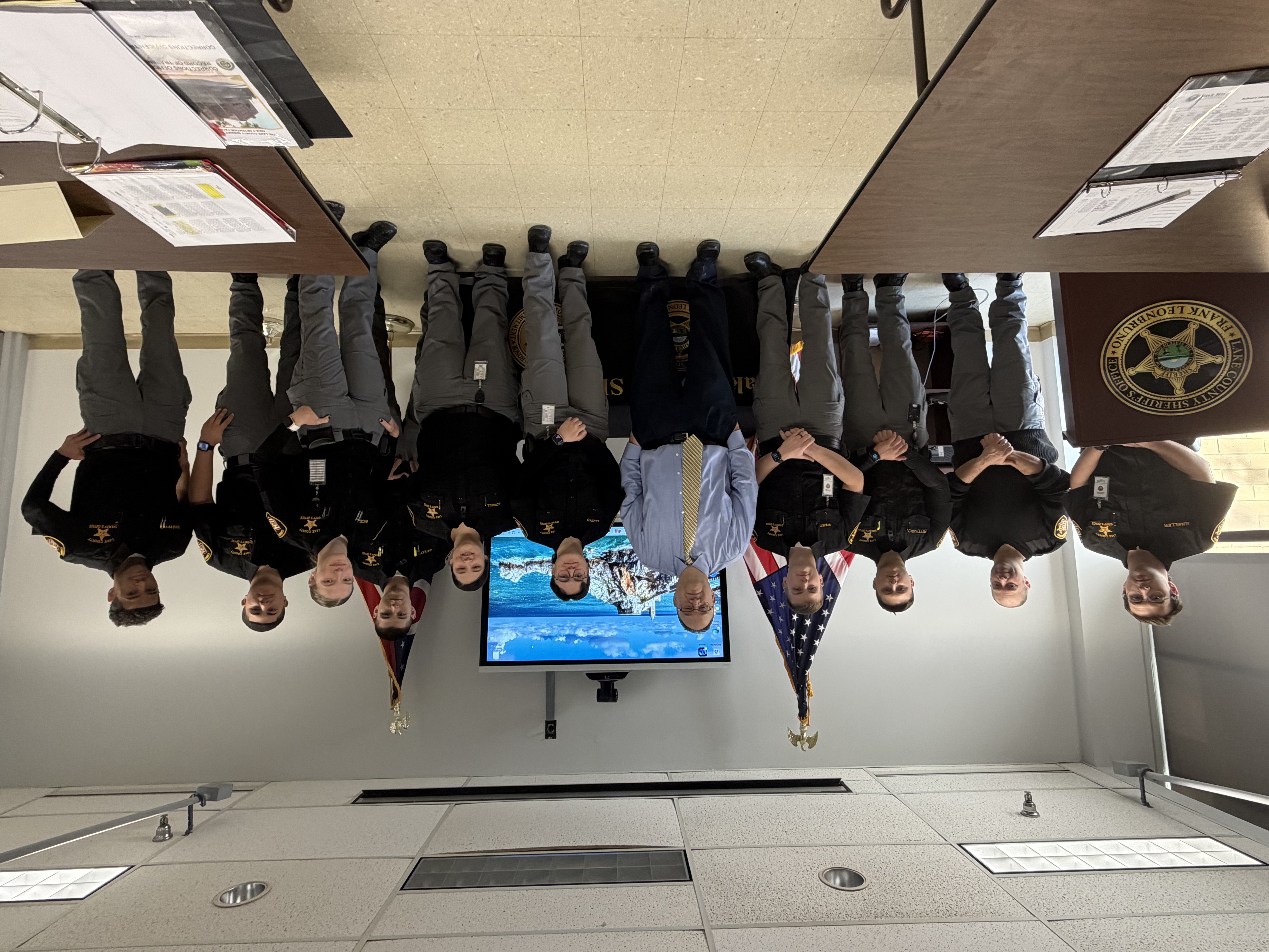 Judge DeLeone teaching at Officers Academy